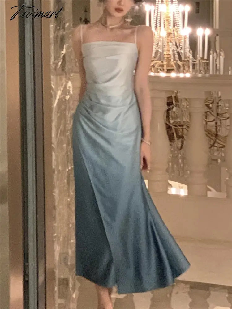 Halter Bodycon Dress Women Elegant Summer New Fashion Evening Party Sexy Ladies Long Vestidos Vintage Female Prom Clothing