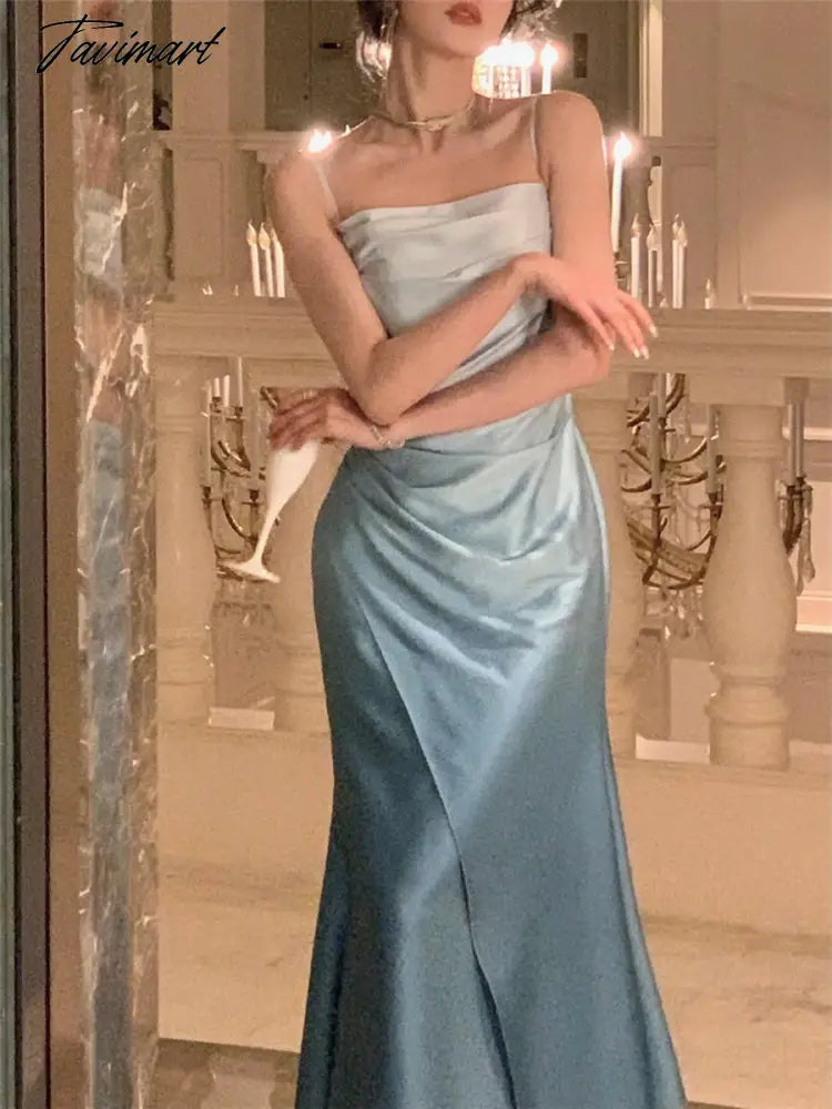 Halter Bodycon Dress Women Elegant Summer New Fashion Evening Party Sexy Ladies Long Vestidos Vintage Female Prom Clothing