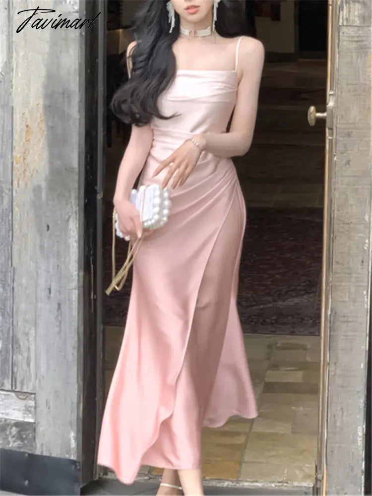 Halter Bodycon Dress Women Elegant Summer New Fashion Evening Party Sexy Ladies Long Vestidos Vintage Female Prom Clothing