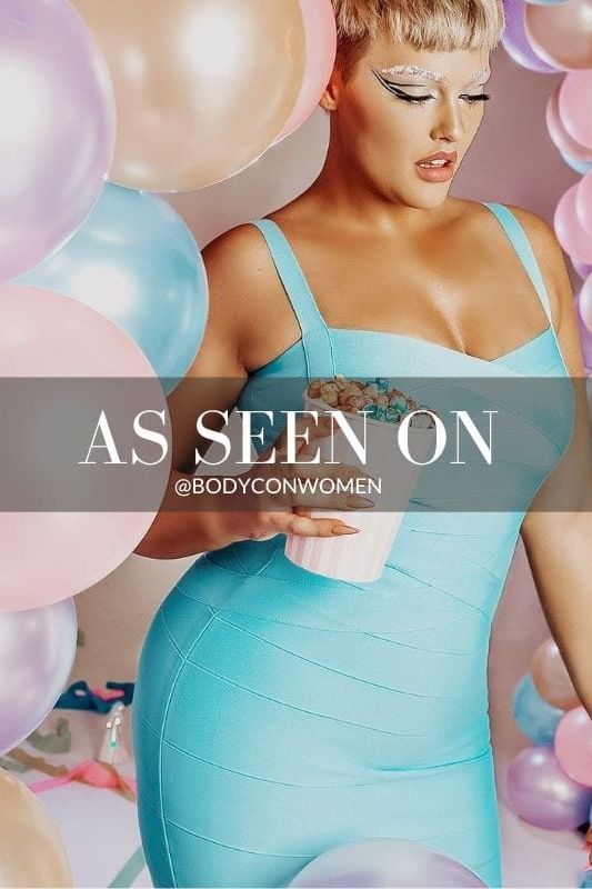 Sky Blue Bandage Sweetheart Neck Criss Cross Bodycon Midi Dress