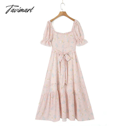 High Quality Women Sleeveless Strap Floral Print Long Dress Holiday Vocation A-line Dress
