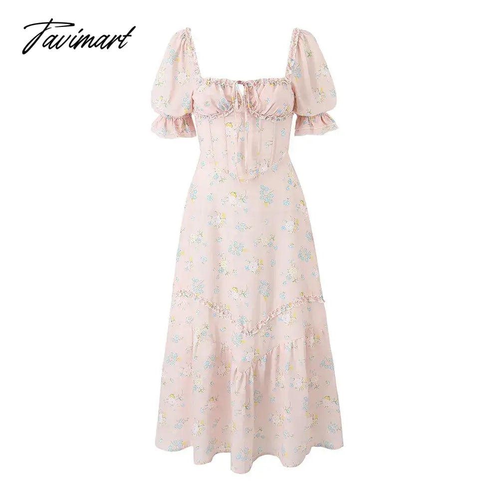 High Quality Women Sleeveless Strap Floral Print Long Dress Holiday Vocation A-line Dress