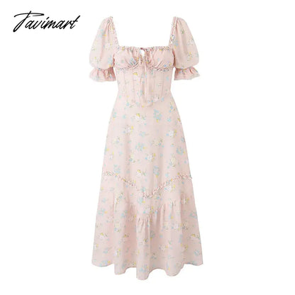 High Quality Women Sleeveless Strap Floral Print Long Dress Holiday Vocation A-line Dress