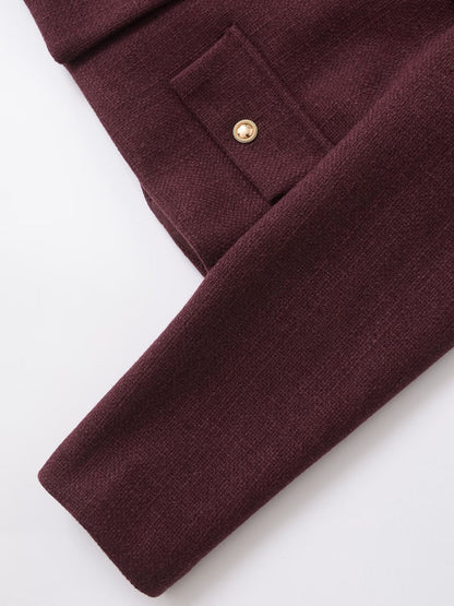Sunday Bouclé Button Coat