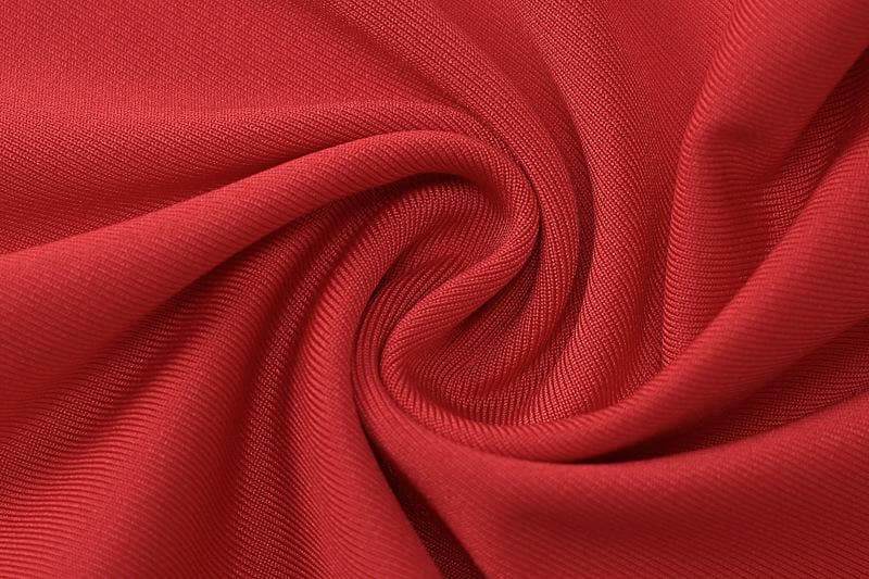 Mock Neck Long Sleeve Feather Cuff Panel Seam Bodycon Midi Dress