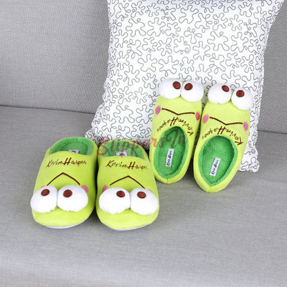 Animal Frog Slippers for Adult and Kids Family House Shoes