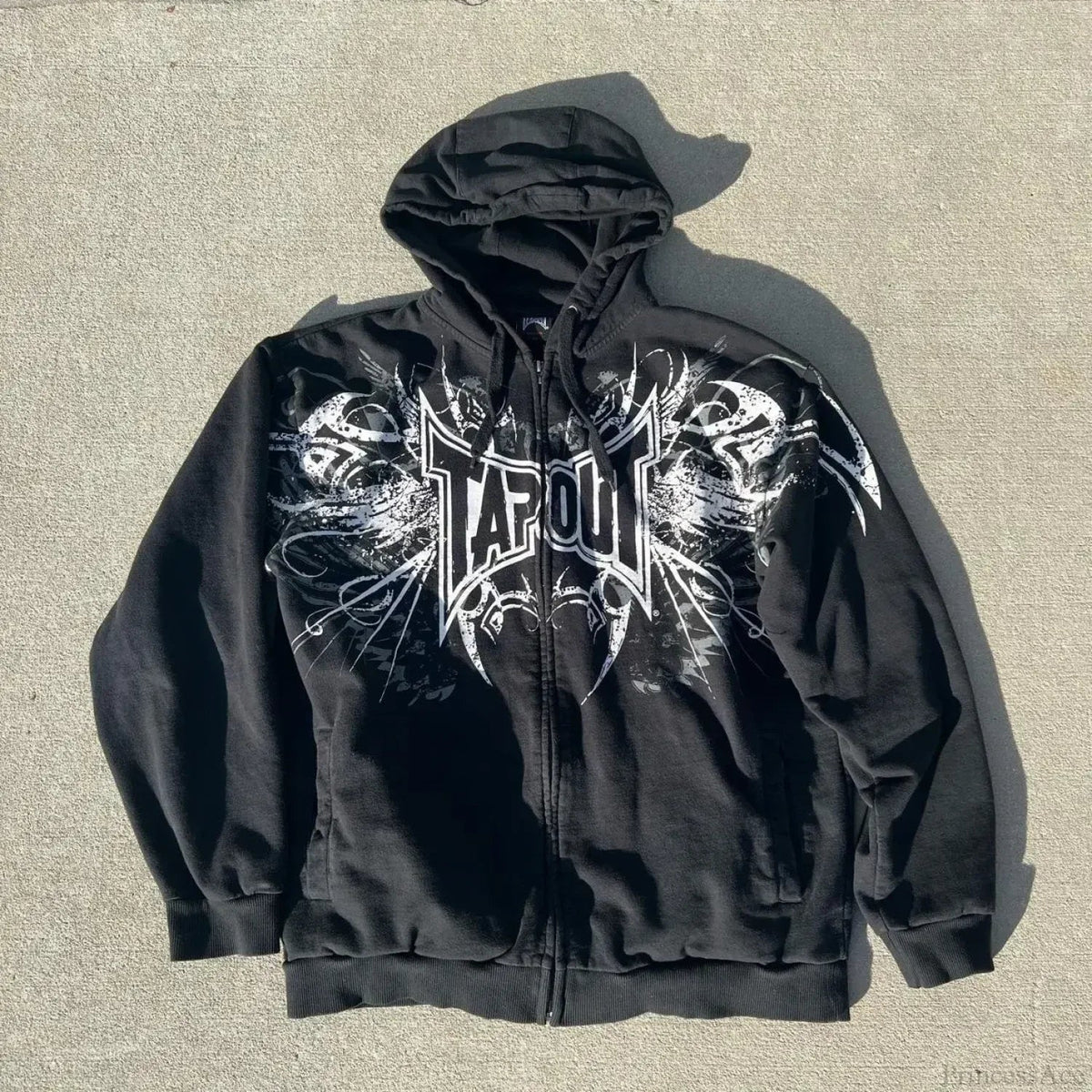 Letter Graphic Retro Hoodie