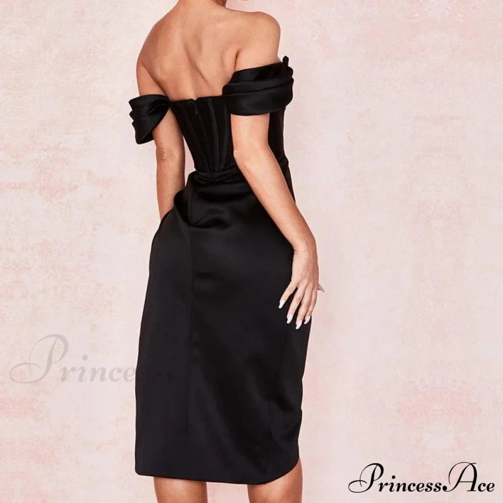 Party Midi Evening Bodycon Cb Women Celebrity Club Gown Gown of House Satin Dress