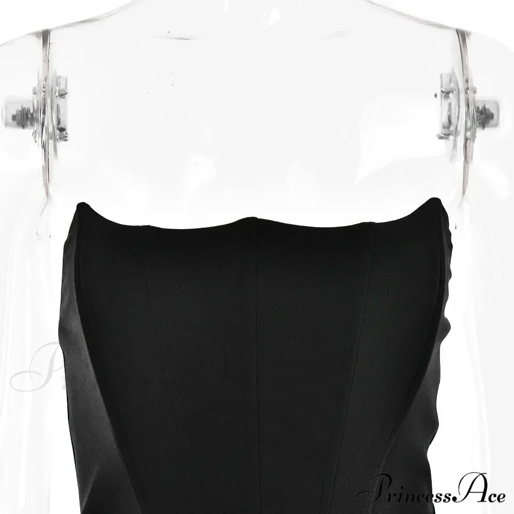 Satin Corset Stylish Maxi Dress