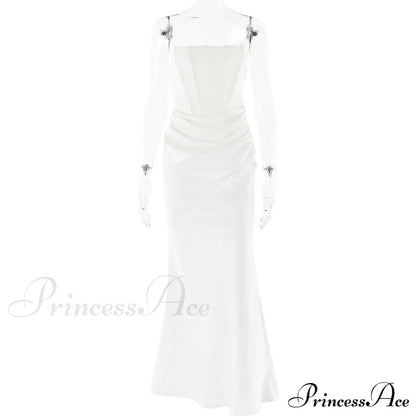 Satin Corset Stylish Maxi Dress