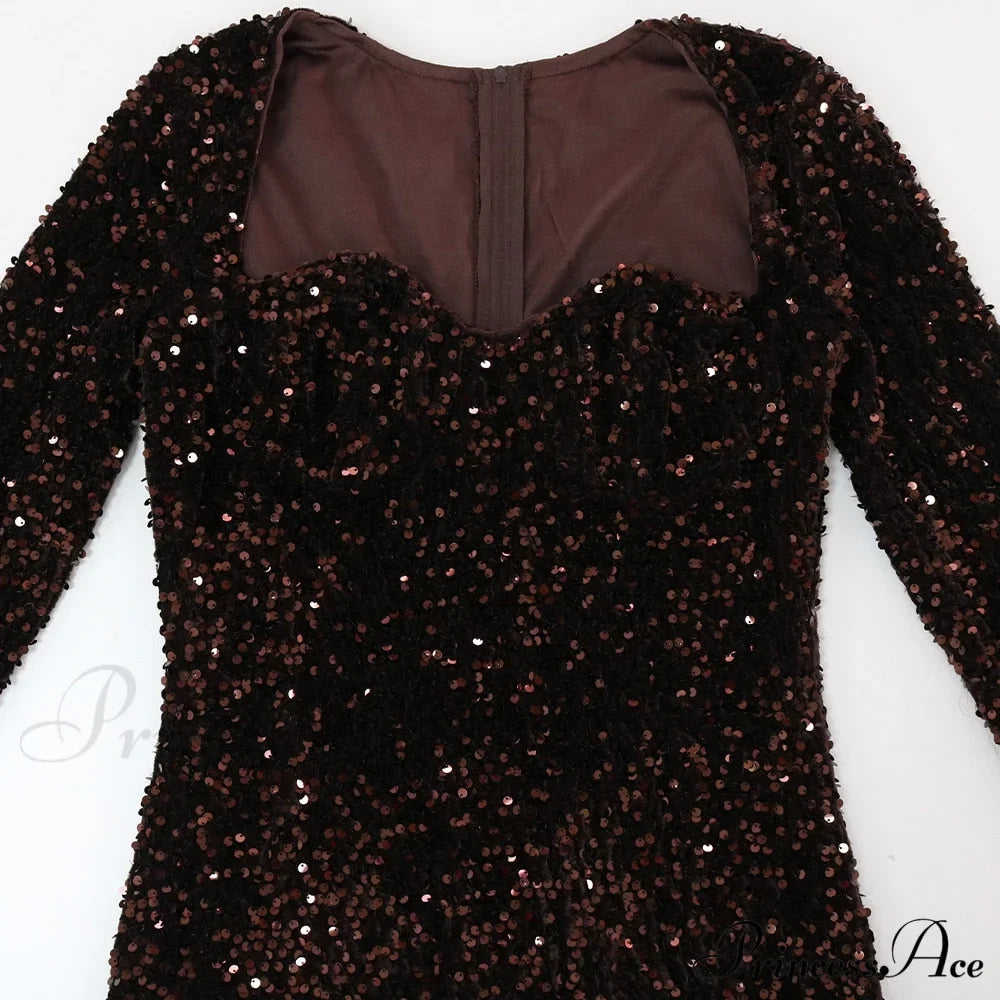 Sexy Luxury High Trendy Waist Short Dress