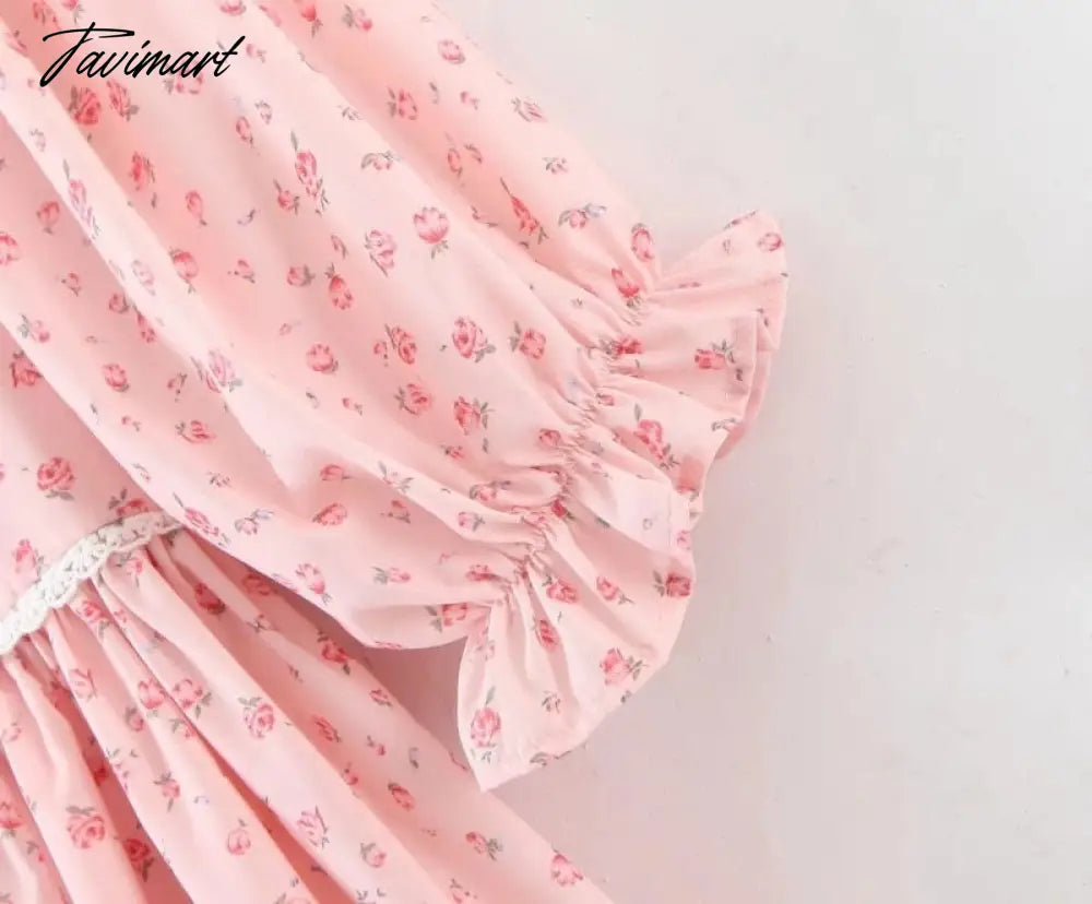 Sexy V-neck 1/2sleeve Sexy Women Vocation Beach Floral Print A-line Mini Dress