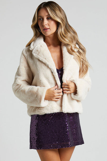Sequin Deep V-Neck Spaghetti Strap A-Line Shift Mini Dress