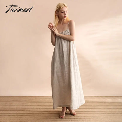 100% Linen Summer Dress Women Sexy Halter Sleeveless Bandage Lace Up Long Dresses Birthday Party Dresses платье женское