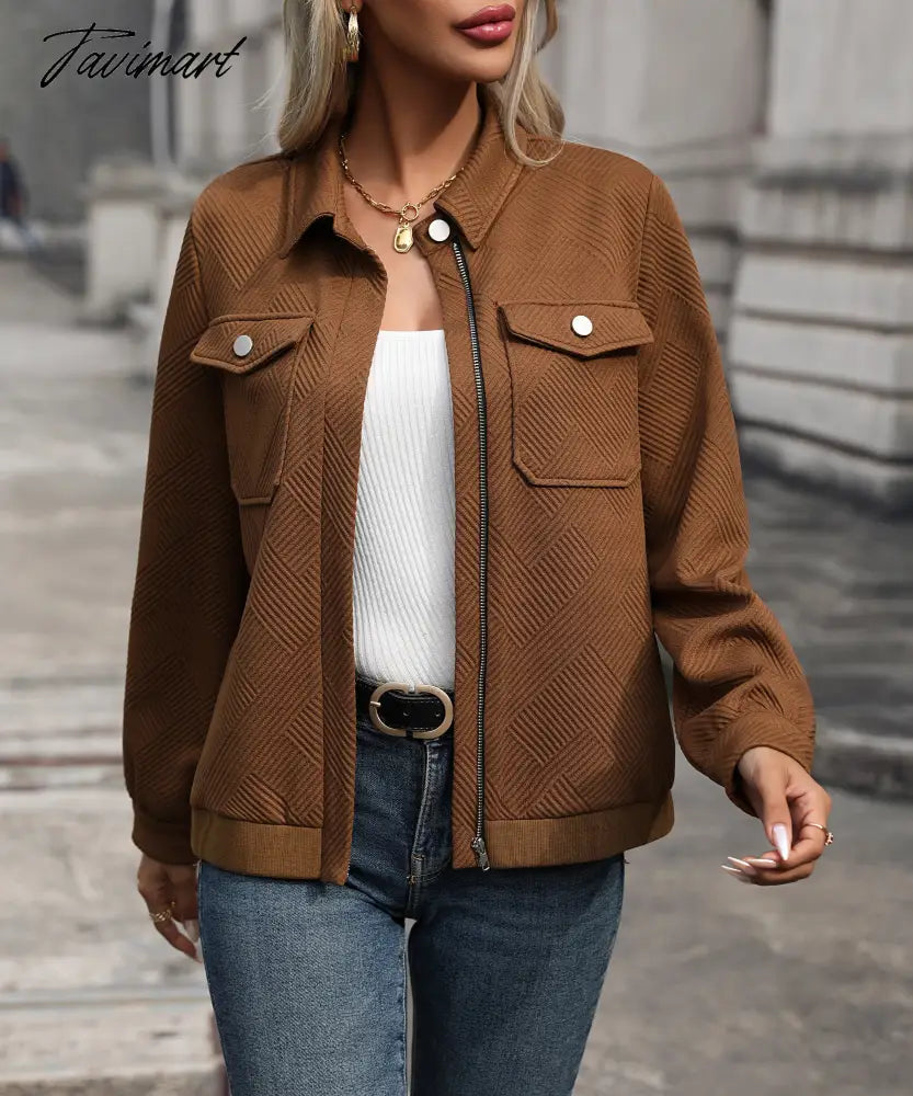 2024 Autumn New Fashion Women's Wear Maillard European and American Jackets for Women