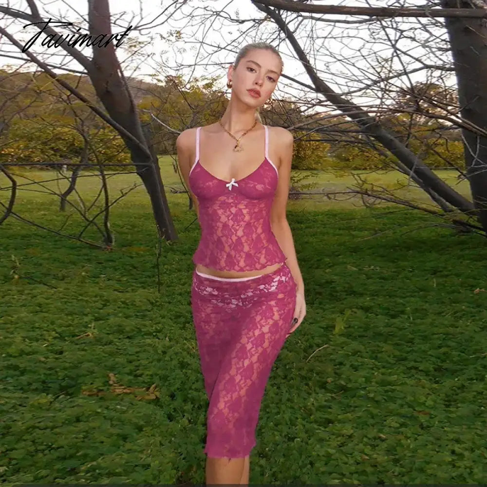 American style cross-border new autumn and winter women's suspender neck slim small vest wrapped hip lace skirt set