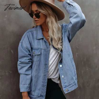 Autumn and Winter New Women's Denim Fashion Jacket Casual Coat