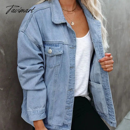 Autumn and Winter New Women's Denim Fashion Jacket Casual Coat