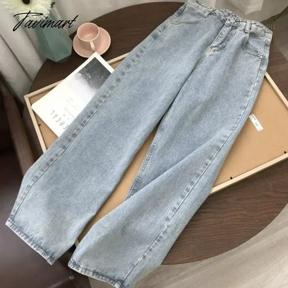 Autumn Black Women Cowboy Striped Patchwork Jeans Street Casual Hip Hop High Waist Loose Straight Jeans Women Fashion Pants
