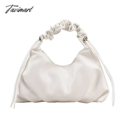 Autumn New Fold Underarm Bag Fashion One Shoulder Handheld Women's cloud Bag, Christmas Gift