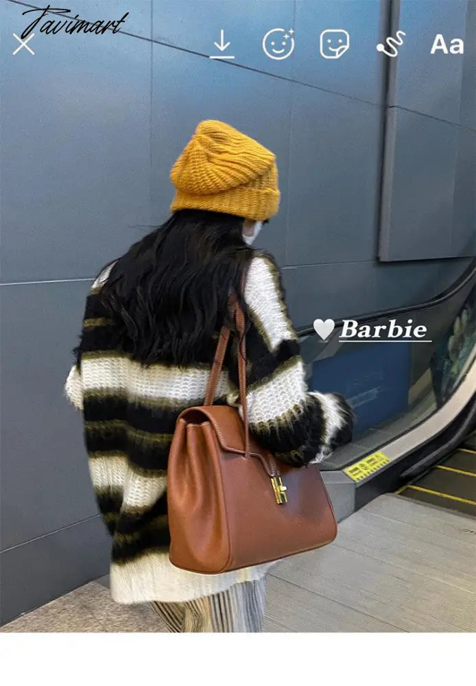 Autumn Winter Warm Knitted Sweater Women Casual Striped Patchwork Pullover Female Korean Loose Designer Knitwear Sweater