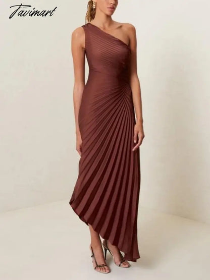 Bridesmaid Dresses for Wedding Asymmetrical Sleeveless Pleated Champagne Dress Summer Elegant Women Evening Party Cocktail Gowns