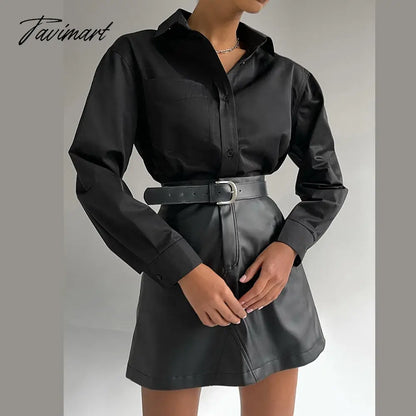 Brown skirt female leather skirt pencil skirt office autumn and winter street fashion high waist black sexy tight PU short skirt