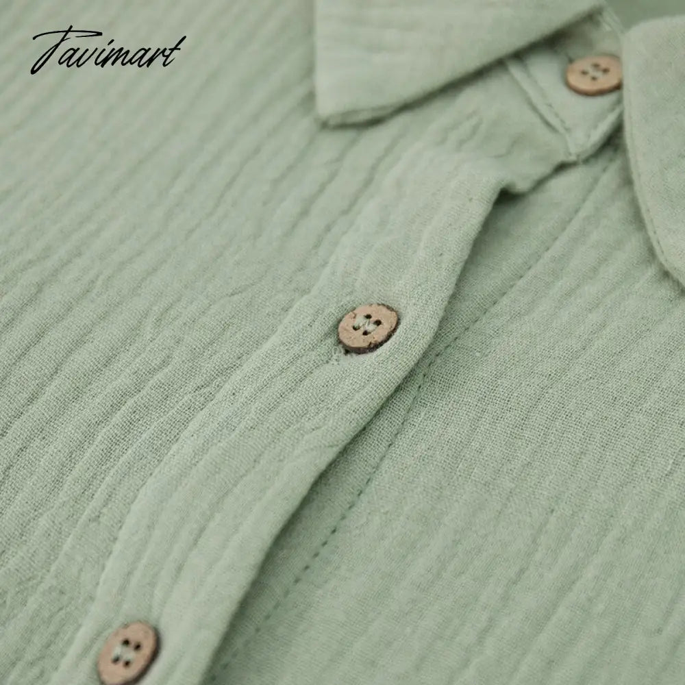 Casual 100% Cotton Gauze Muslin Women'S Shirts Button Up Long Sleeve Blouse Asymmetrical Streetwear Tops Roupas Femininas