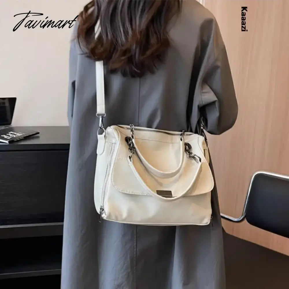 Casuals Luxury Purses Shoulder Bag Solid Color New Designer Leather Handbag Women Work Crossbody Bag Trendy Large Capacity