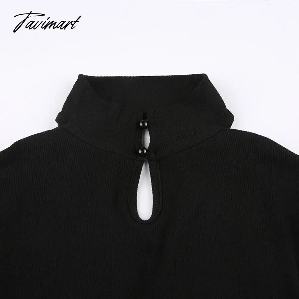 Cut Out Bodysuit Thong Club Outfits Long Sleeve Slim Blouse Sexy Top Fashion Casual Fall Summer Women Clothes