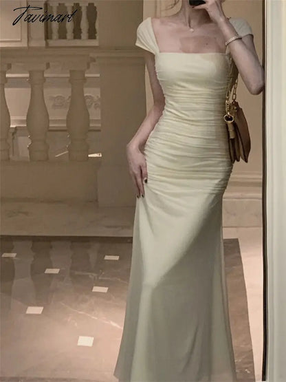 Dress Women Elegant Summer New Fashion Evening Party Ladies Vestidos Vintage Bodycon Clothes Female Korean Midi Dresses