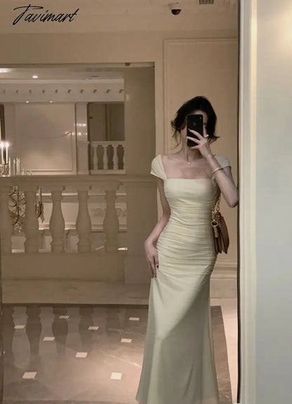 Dress Women Elegant Summer New Fashion Evening Party Ladies Vestidos Vintage Bodycon Clothes Female Korean Midi Dresses