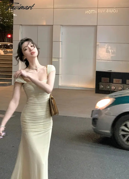 Dress Women Elegant Summer New Fashion Evening Party Ladies Vestidos Vintage Bodycon Clothes Female Korean Midi Dresses
