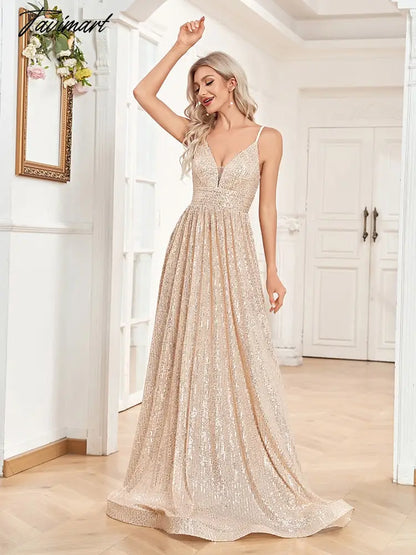 Elegant Evening Dress Long Mermaid Backless Formal Sequin Women Caicktail Wedding Party Prom Dresses