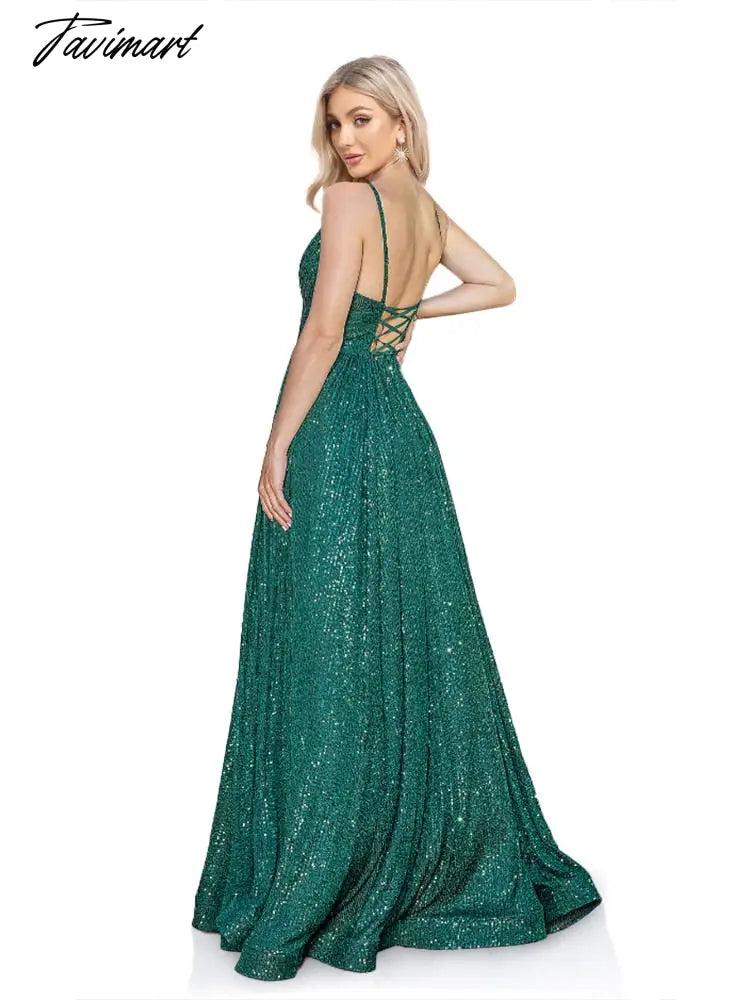 Elegant Evening Dress Long Mermaid Backless Formal Sequin Women Caicktail Wedding Party Prom Dresses