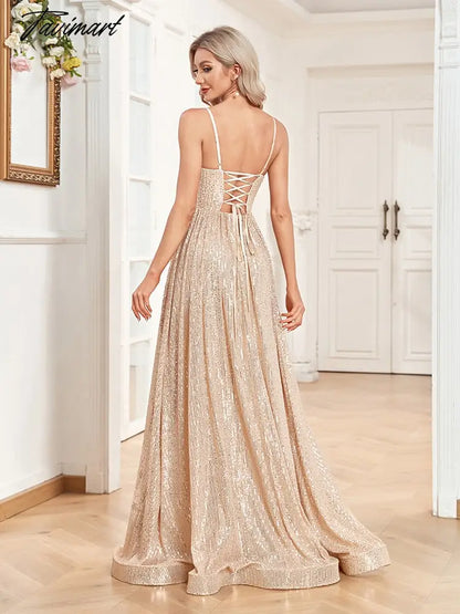 Elegant Evening Dress Long Mermaid Backless Formal Sequin Women Caicktail Wedding Party Prom Dresses