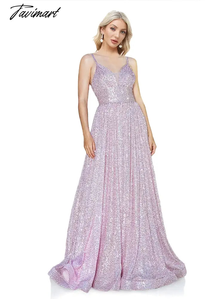 Elegant Evening Dress Long Mermaid Backless Formal Sequin Women Caicktail Wedding Party Prom Dresses