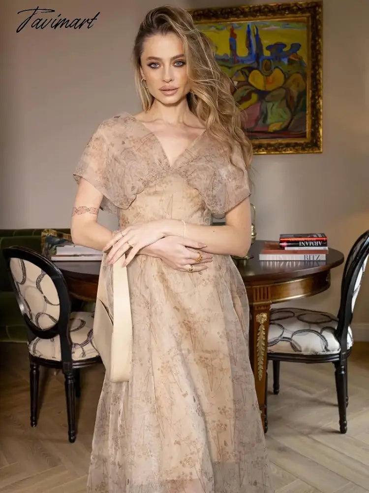 Elegant Floral Chiffon Mesh Maxi Evening Prom Dress Off Shoulder Sexy Summer Bridesmaid Cocktail Party Long Dresses For Women