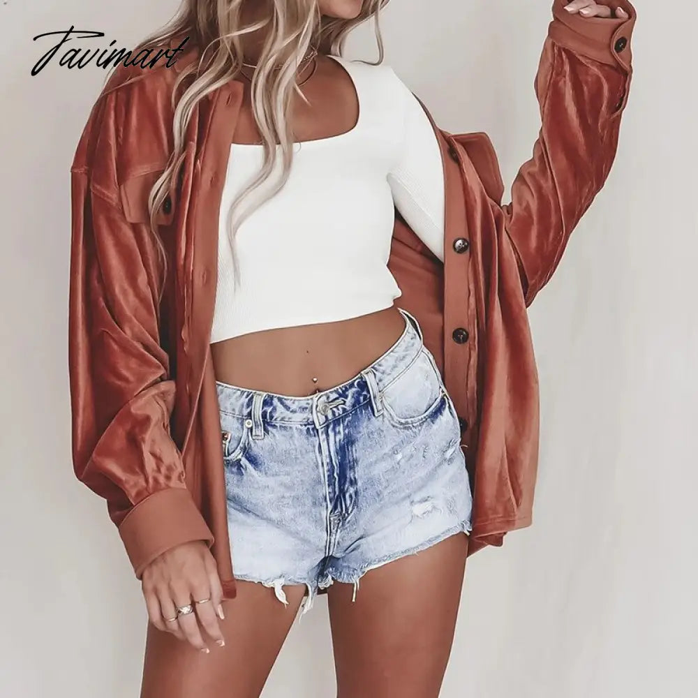 Elegant Lapel Solid Jackets Autumn Winter Velvet Single-Breasted Loose Casual Jacket Lazy Fashion Style Women Button Coats