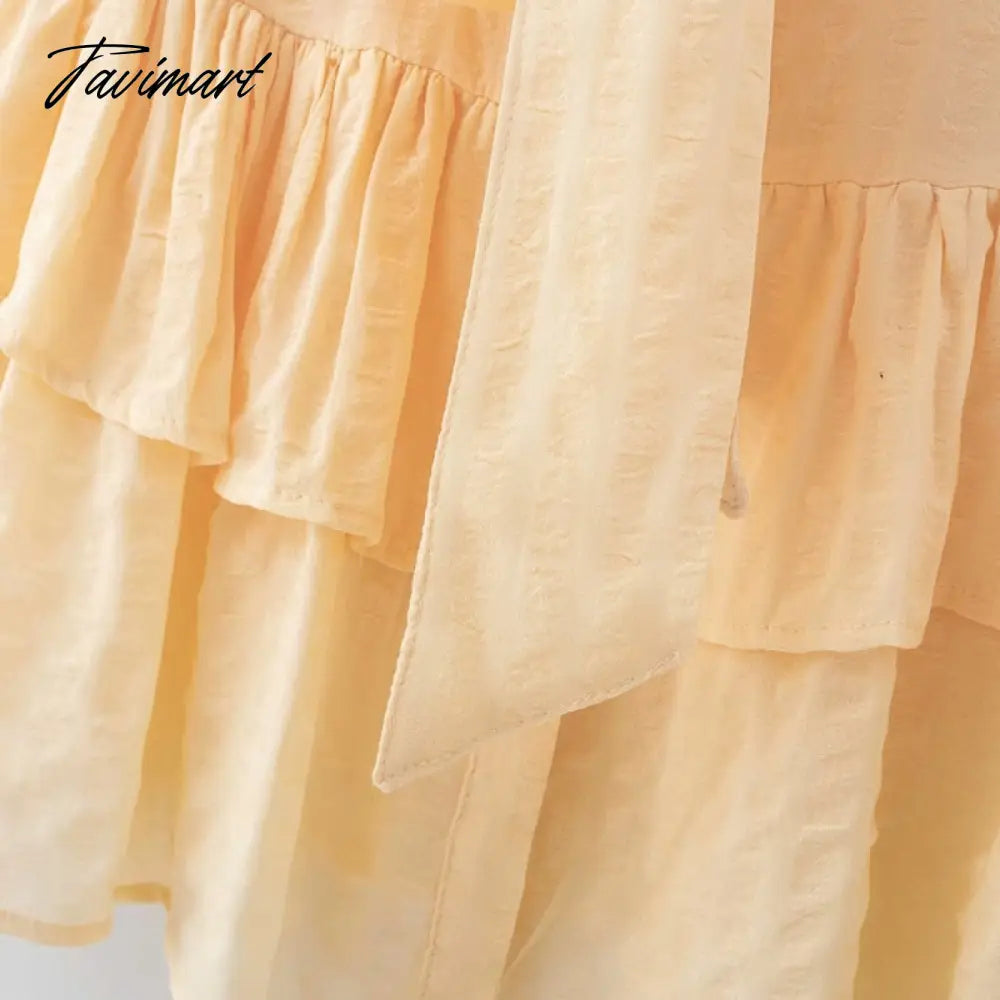 Elegant Tie a Bow Deep Ruffled Vintage Sleeveless Blouseрубашка женская Shirt Spring Summer Chic Tops
