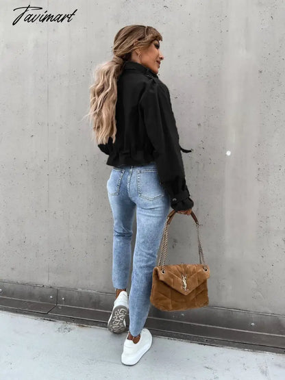Fashion Autumn and Winter New Women's Coat Solid Locomotive Short Jacket Warm Winter Wear