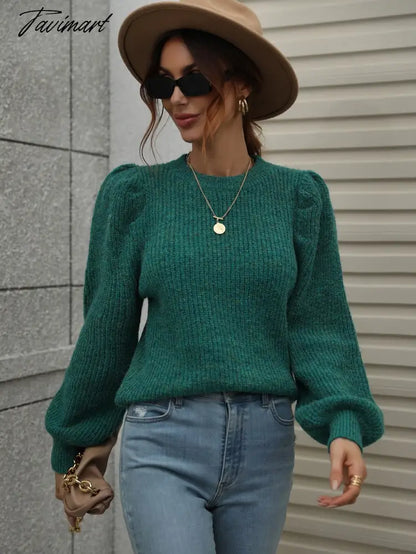 Fashion Knit Sweater Pullover for Women Fall/Winter Sweater New Crew Neck Knitwear Casual Loose Sweaters Women's