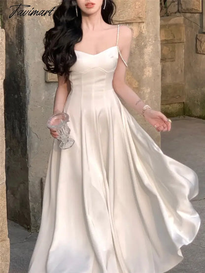 Female Prom Clothes Summer New Elegant Spaghetti Strap Vestidos Slim Mujer Evening Wedding Party Fashion Midi Dress For Women