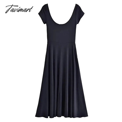 French Style Fashion Dress Elegant Knitted Solid Sheath Dress Women