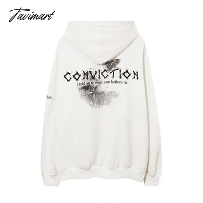 Gothic Angel Print Oversize Chain Hoddie Women Punk Streetwear Harajuku Hip Hop Sweatshirt Female Mall Goth Balck Tops
