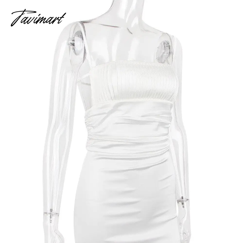 High Quality Summer Dress White Bodycon Party Dress Women Backless Sexy Dress Knee Length Prom Even Club Dress Dropshipping