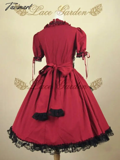 Hot Women Ladies Cosplay Costume for Halloween Party Vintage Lolita Prom Ball Gown Dress Removable Flare Sleeve Lace Dresses