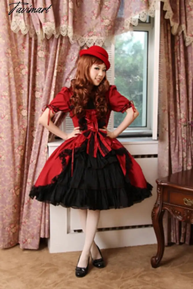 Hot Women Ladies Cosplay Costume for Halloween Party Vintage Lolita Prom Ball Gown Dress Removable Flare Sleeve Lace Dresses