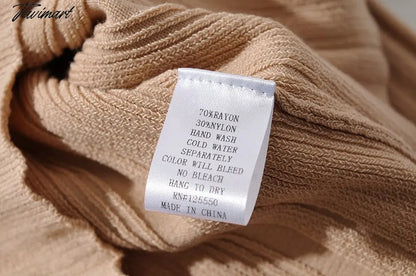 Ins Fashion Blogger France Style Vintage Rib Casual Cardigans And Straight Harem Knitted Pants Women Knit Sets