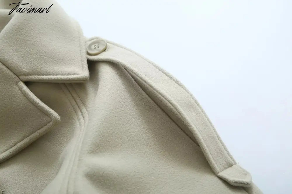 Ins Fashion Trench Coat Overcoat Women Blogger Vintage Loose Ligh Green Long Jacket